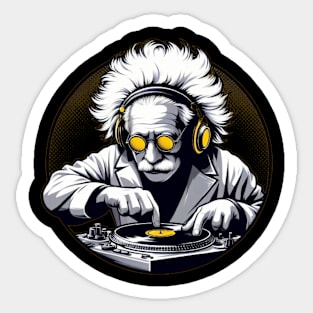 dj albert einstein Sticker